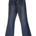 Cache  Vintage Y2K Blue High Rise Slit Hem Stretch Denim Flare Jeans Photo 1