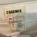 L'Agence L’AGENCE High Rise Cropped Jean white raw distressed rem Photo 1