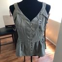 Maison Jules  Womens Sweetheart-Neck Blouse sz M Photo 1