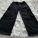 Edikted  Zaria Y2K black wide leg cargo pants with pockets, size M utility fall Photo 6