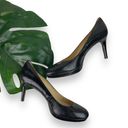 Calvin Klein Odette Leather Platform Pumps in Black Photo 2