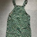 Green Floral Overalls Size XS Photo 0