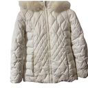 Anne Klein  Vintage White Hooded Down Jacket SP XC Host Pick 9/21! Photo 3