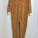 Spirit Halloween  One Piece Deer Costume Pajamas Hood Blue Eyes Size Small Soft Photo 5