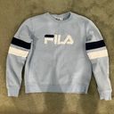 FILA Light Blue  Crewneck Sweatshirt Photo 0