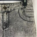  Platinum Denim Black Gray Acid Wash Crop Chicos Size 0-Women’s Size 4 Photo 9