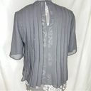 Oak + Fort  Short Sleeve Blouse with Pleats Photo 1