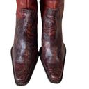 Antonio Melani Cassidy Brown Tooled Floral Leather Western Boots Photo 2