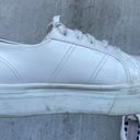 Superga White Pleather Platforms Photo 0