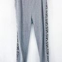 Kittenish  Gray Sweatpant Joggers size Large Leopard Cheetah Tuxedo Stripe Comfy Photo 0