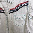 Ariat  white women’s XL pearl button snap western shirt Photo 3