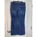 Seven7  Luxe Dark Wash Mid Rise Y2K Style Flare Leg Jeans 14/35 Photo 2