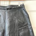 Coach  1941 Leather Belted Mini Skirt 4 Photo 1