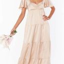 Show Me Your Mumu Nicole Maxi Dress in Champagne Luxe Satin S NWT Photo 2