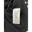 Michael Kors  Fringe Cardigan Black XS Open Front Photo 5