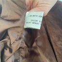 J. McLaughlin Vintage  Leather Brown Button Up Vest Size 10 Photo 5