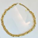 Monet Vintage Chunky Tarnish Resistant Luxe Gold Chocker Logo Necklace  Photo 1