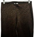 ZARA NWT  Trafaluc‎ Brown Black Animal Print Womens Size S Pull On Cropped Pants Photo 1