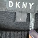 DKNY Neutral Colorblock Sweater Size Large Photo 2