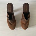 Ralph Lauren Lauren  Brown Suede Studded Heeled Platform Mule Clogs- Size 8.5 Photo 1