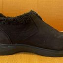 L.L.Bean  Women's Bethel Black Suede Waterproof Insulated Mocs Slip On Booties Photo 4