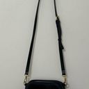 Anthropologie Faux Leather Clamshell Clutch Crossbody Black Photo 7