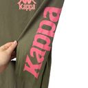 Kappa  Green Pink Long Sleeve T-Shirt Medium Photo 2