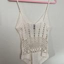 Poof Small Crochet Handmade one-piece Boho Bodysuit Photo 2