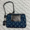 Coach NWOT  POPPY OP ART BLUE WRISTLET Photo 0