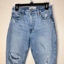 Abercrombie & Fitch Curve Love The Skinny High Rise SZ 27 / 4 Distressed Raw Hem Photo 1