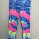 Beach Riot - Ayla Ribbed Blue Tie Dye Leggings Photo 2