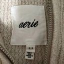 Aerie Cozy Up Oversized Waffle Quarter Zip Photo 0