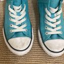 Converse Blue  All Star High Top Zip and String Closure Sneaker Shoes Photo 1