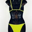 Solid & Striped  The Morgan Two Piece Bikini Set Swimsuit Neon Yellow Small Photo 6