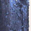 Line and Dot  Navy Blue Seymour Sequin Maxi Cocktail Dress Maxi LD3395 S New Photo 4