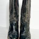 Dingo Vintage  Black Cowgirl Boots Silver Toe Size 6 Women’s Photo 3