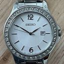 Seiko  Ladies Watch Crystals Stainless Bracelet Dial Hands Date Window Photo 0