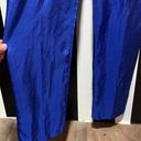 One Piece Vintage 1980s Royal Blue  Windbreaker Pants Jumpsuit 6P/ Small EUC Photo 7