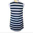 The Moon 🎉  & Sky Blue and White Striped Top Lace Inset Sleeveless Top Brand New Photo 7