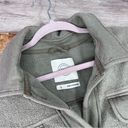 Stoosh Green cozy shacket olive green w/ elbow patches Photo 1