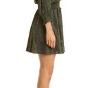 Rails  Zana Animal Print Smocked Long Sleeve Minidress Size Large New with Tags Photo 2