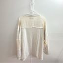 Vintage Havana  Heather Oatmeal Cotton White Gauze French Terry Cardigan Size L Photo 4