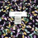 cj banks  Size 1X Purple & Green Printed Corduroy Button Down Shirt Top Photo 4