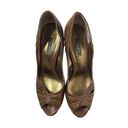 Dolce & Gabbana  designer pumps Light brown Dark brown Size 38.5 Photo 2