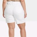 Ava & Viv New Sz 22 - Bermuda- Women's Plus Size High-Rise Jean Shorts - - White- Photo 3