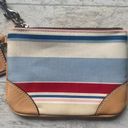 Coach  Wristlet Multi Color Striped Photo 1