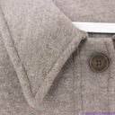 Madewell NEW  Boiled Wool Bridgman Sweater-Jacket, L Photo 13