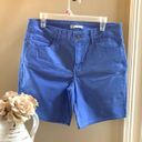 Riders By Lee Denim Shorts Bright Blue Riders Lee Bermuda Mid Rise Short Womens 12 Photo 6