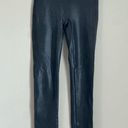 Spanx  Faux Leather Pebbled Textured Croc Leggings Size Small Photo 3