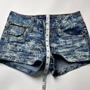 Delia's  Denim Shorts with Palm Prints Sz 00 Photo 7